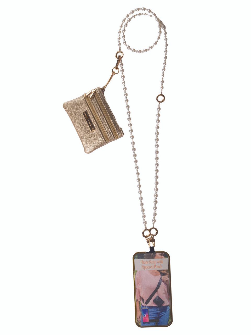 Cellphone Crossbody Strap, Color: PEARL