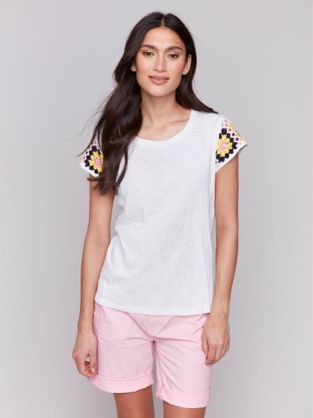 Crochet Cap Sleeve Top