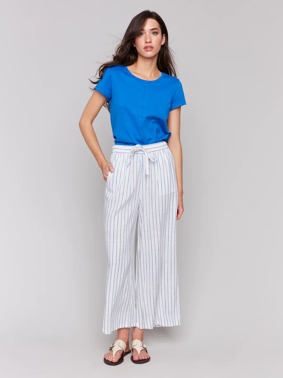 Cropped Linen Pant