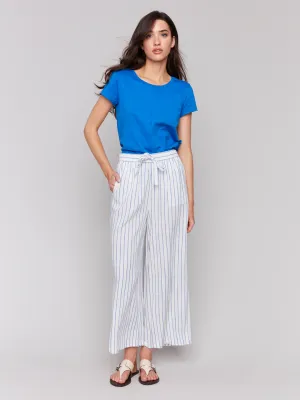 Cropped Linen Pant