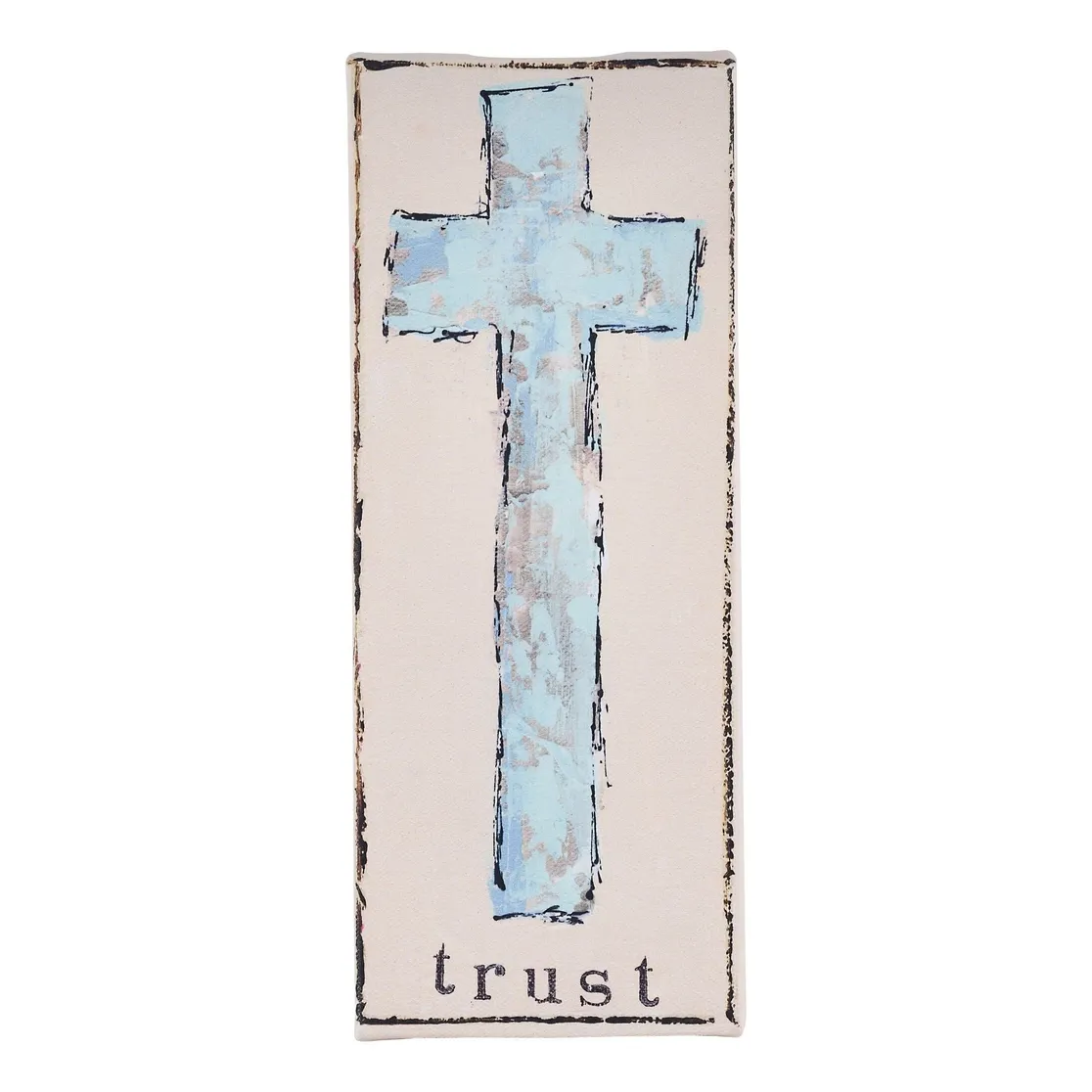 Trust Blue Cross Canvas