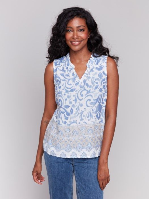 Ruffle Collar Blouse