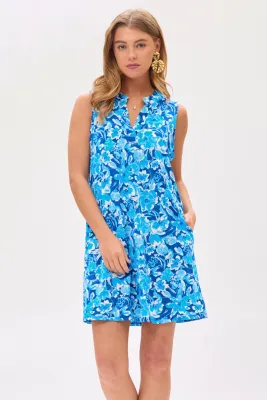 Mandarin Collar Dress
