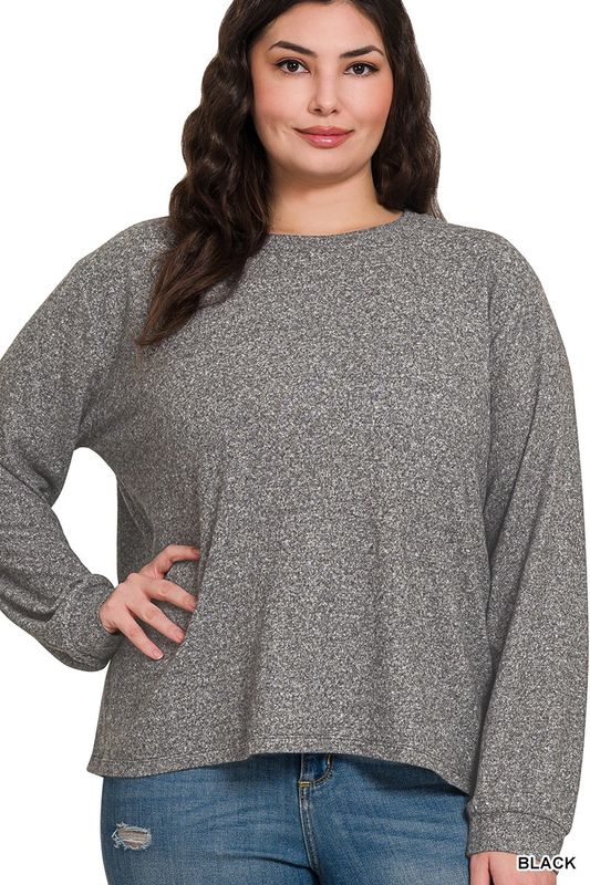 Melange Hacci Long Sleeve Tee