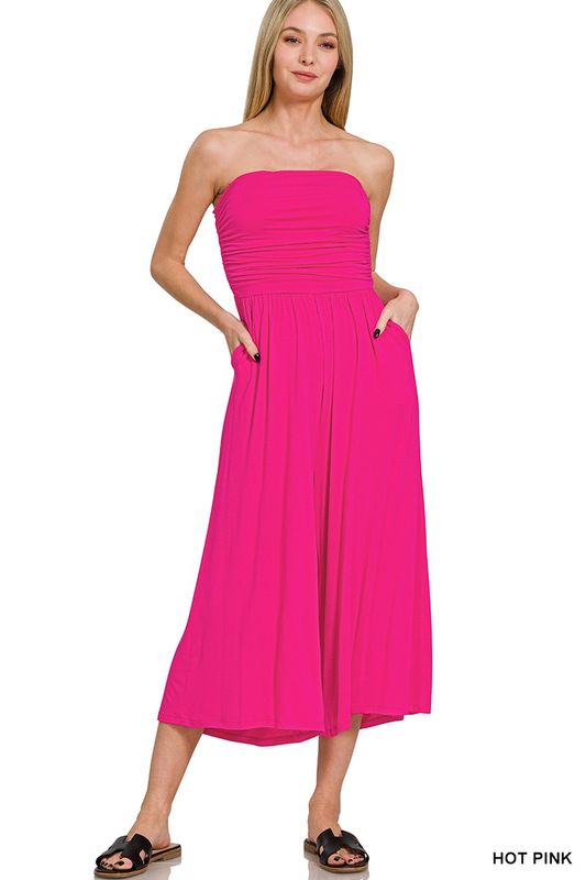 Strapless Top Jumpsuit