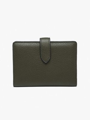 Jane Bi-Fold Wallet-Dark Olive