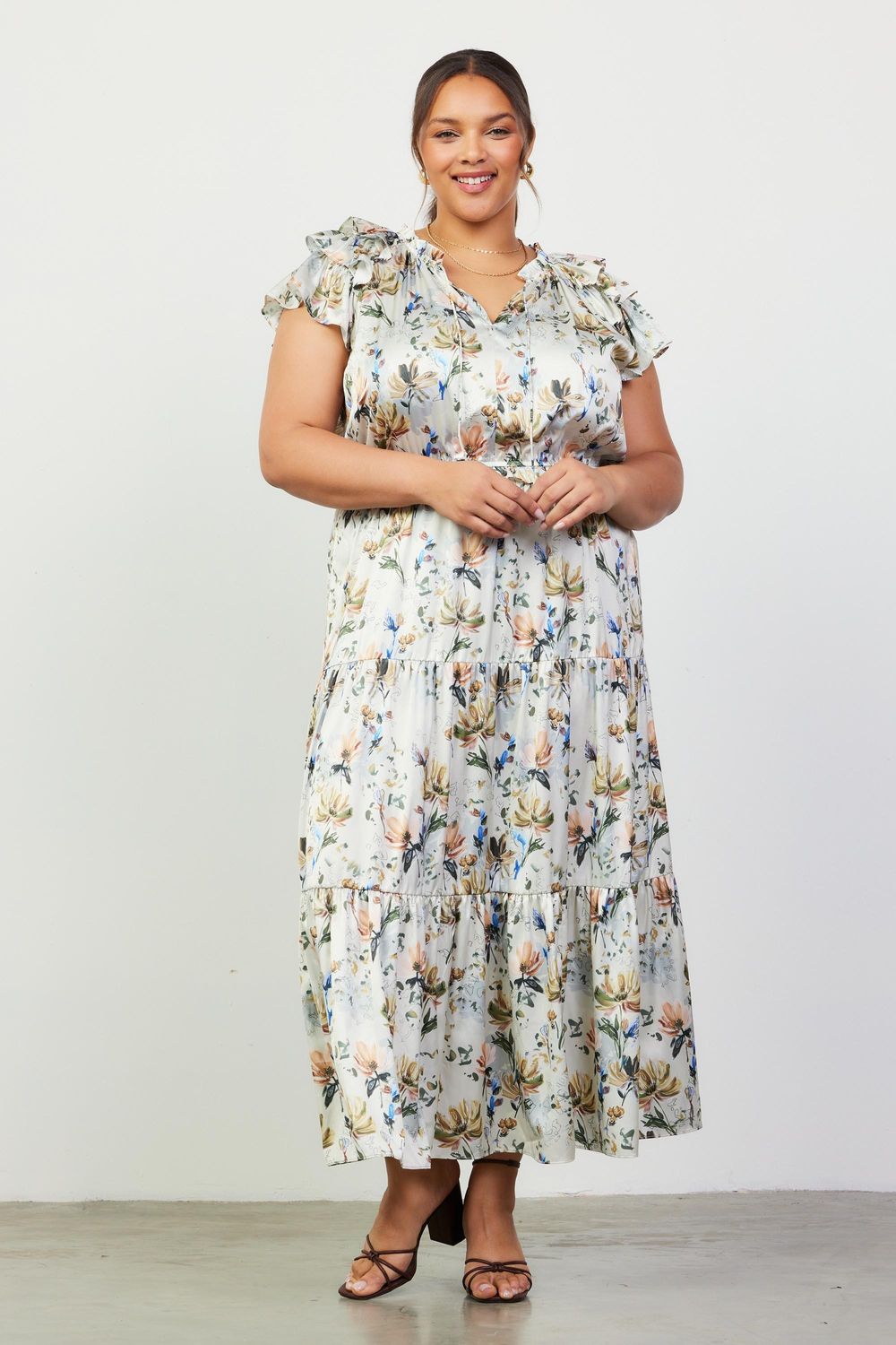 Ruffled Maxi Dress