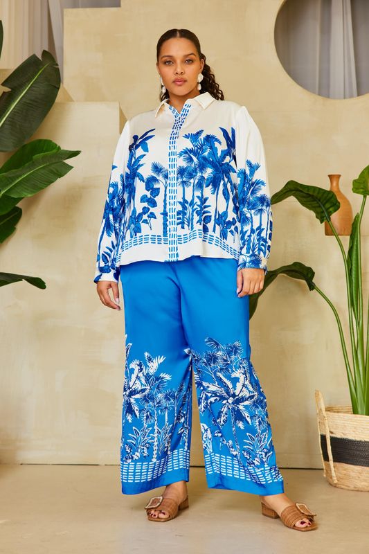 Satin Wide Leg Pants
