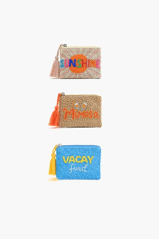 Beachy Coin Pouches