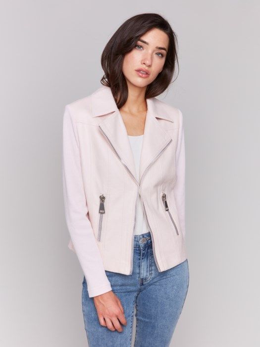 Vintage Combo Perfecto Jacket-Petal