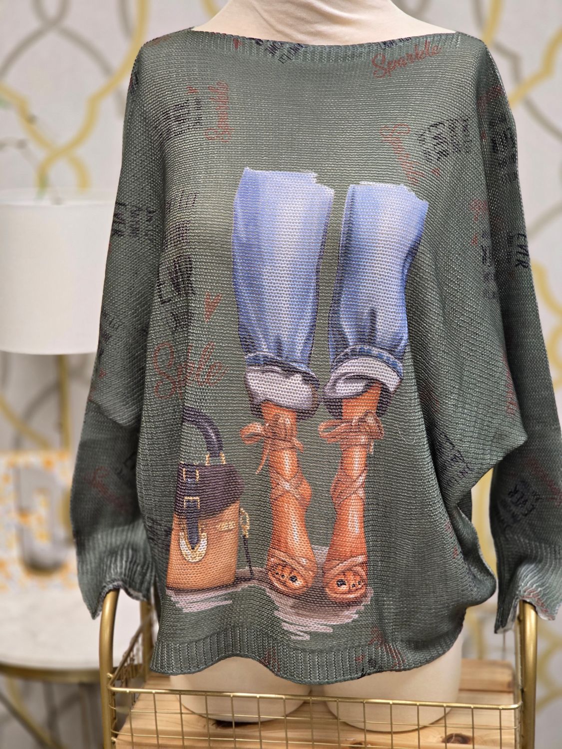 Fashion Olive Light Sweater