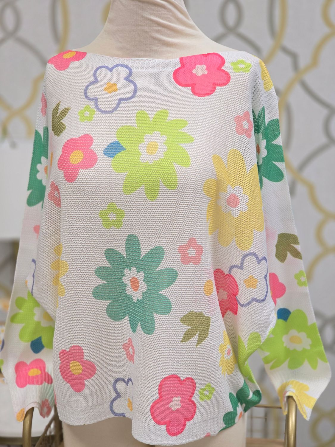Bright Daisy Light Sweater