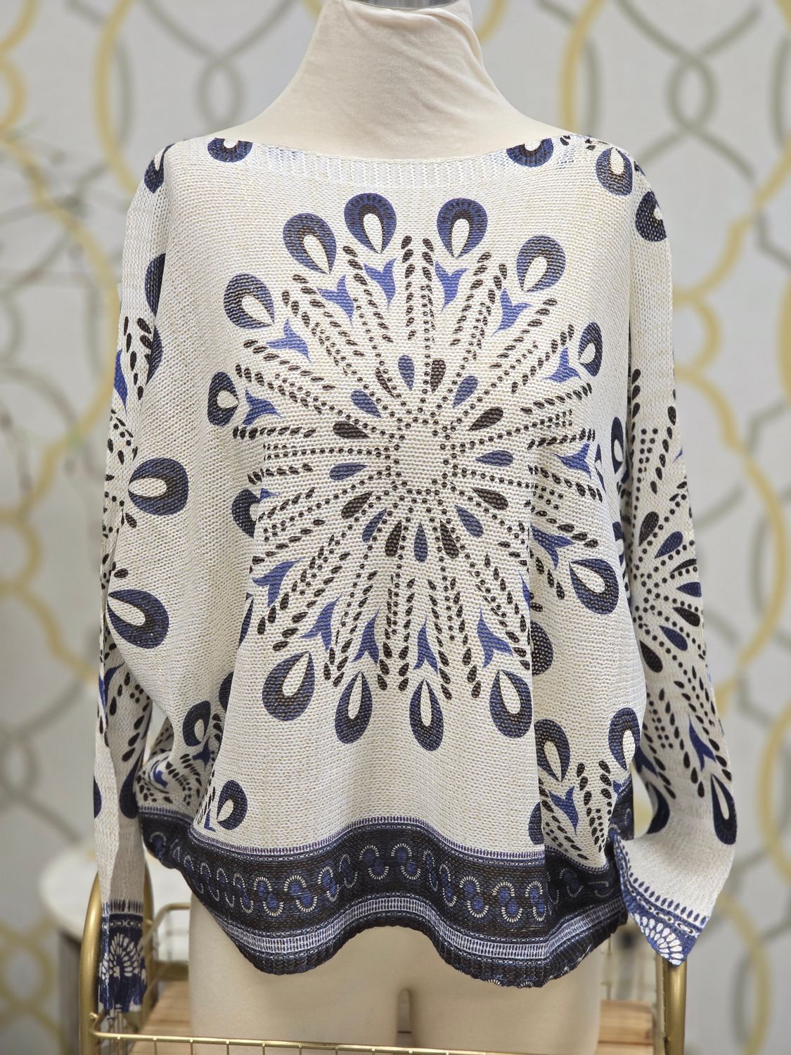 Stencil Lurex Light Sweater