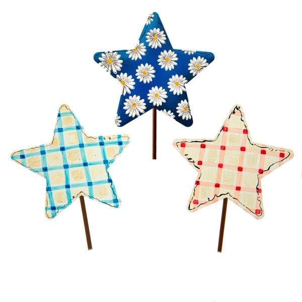 Plaid &amp; Daisy Stars