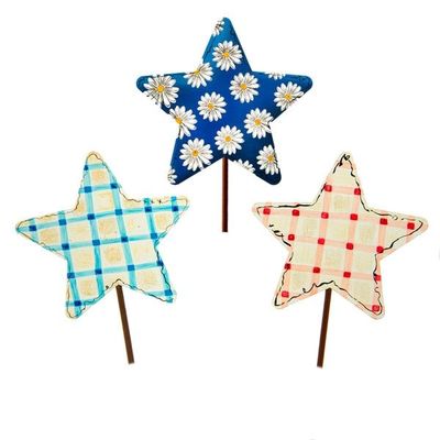 Plaid &amp; Daisy Stars
