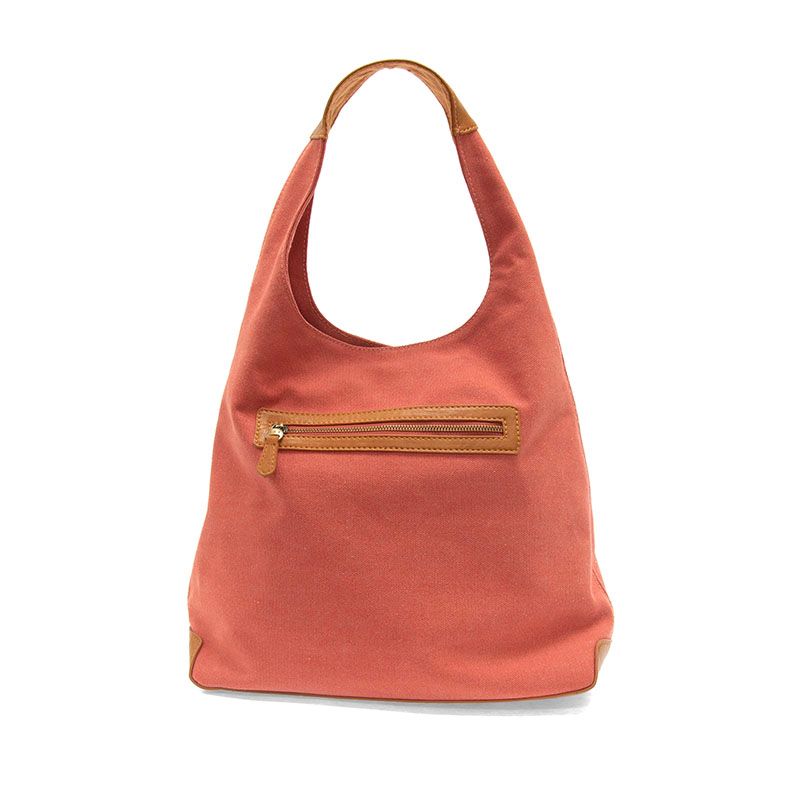 April Canvas Hobo-Coral