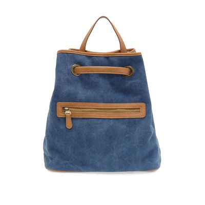 Canvas Backpack-Denim Blue