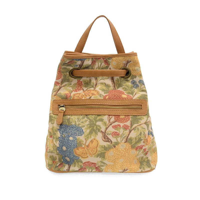 Canvas Backpack-Botanical Floral
