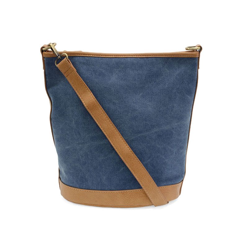 Bucket Canvas Bag-Denim Blue
