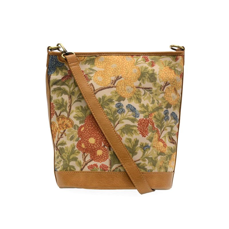 Bucket Canvas Bag-Botanical Floral