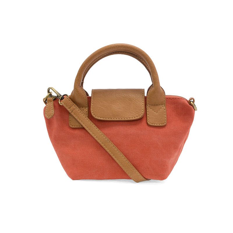 Mini Canvas Tote-Spiced Coral