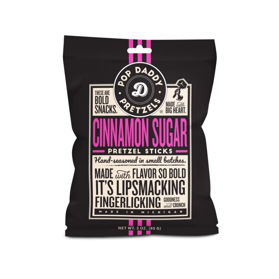 Snack Size Cinnamon Sugar Seasoned Pretzels