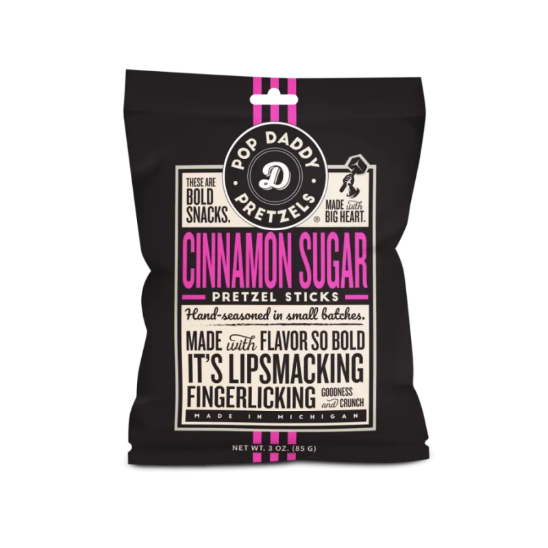 Snack Size Cinnamon Sugar Seasoned Pretzels