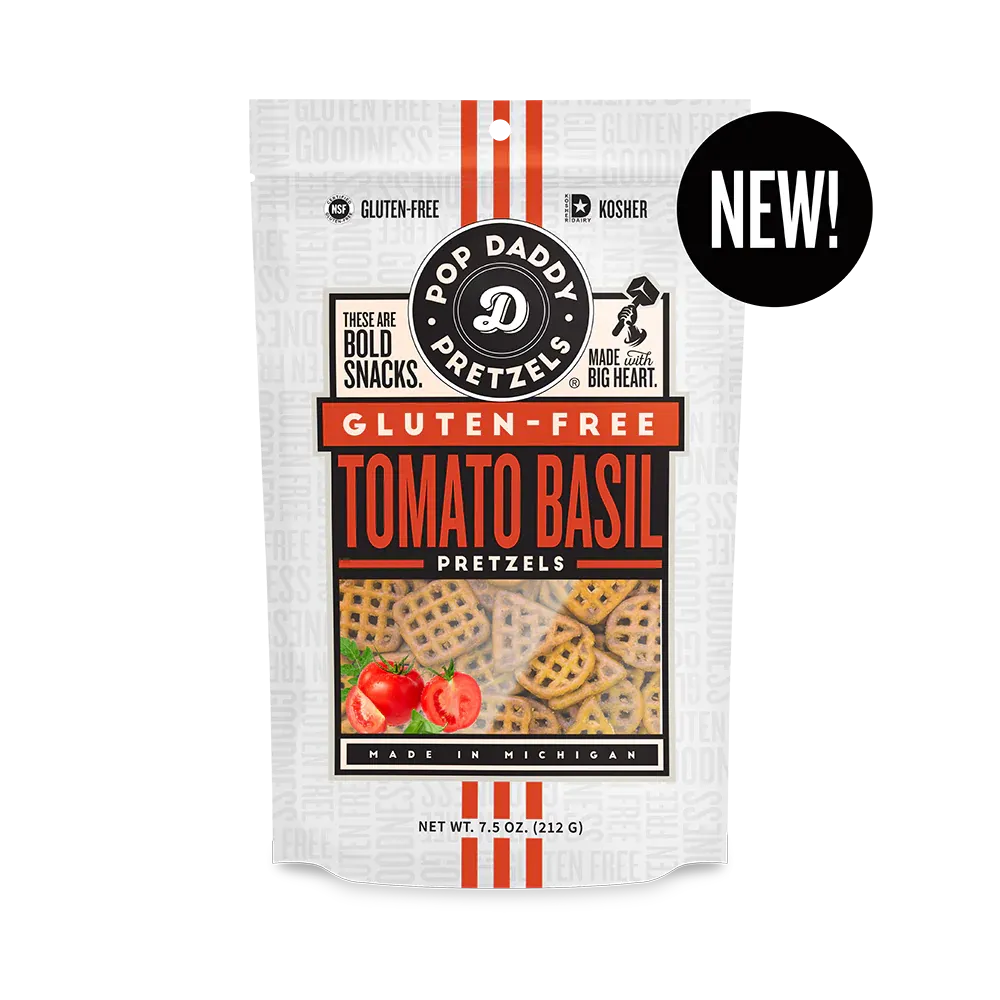 Gluten-Free Tomato Basil Seasoned Pretzels