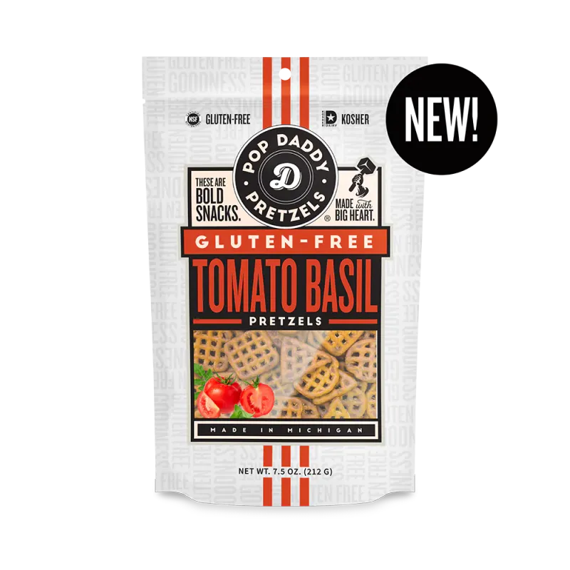 Gluten-Free Tomato Basil Seasoned Pretzels