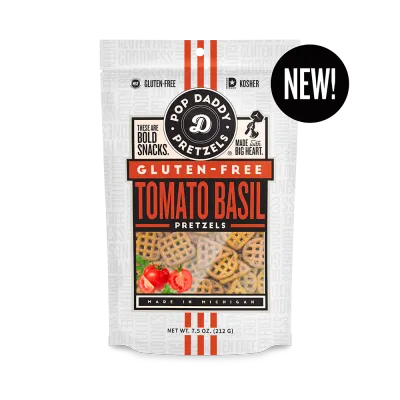 Gluten-Free Tomato Basil Seasoned Pretzels