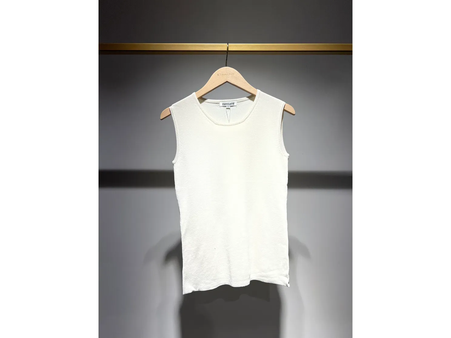 Knit Tank Top/One Size, Color: ECRU