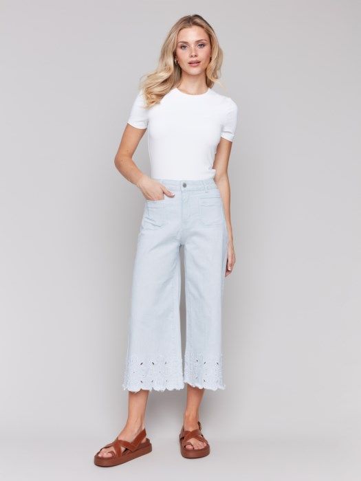 Wide Leg Crop Pant