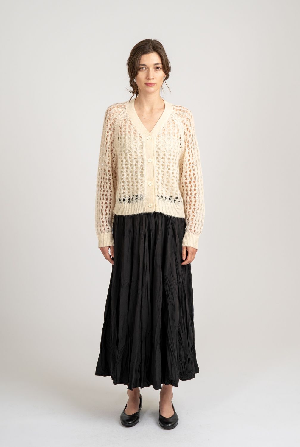 Crinkle Maxi Skirt