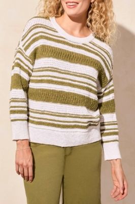 3/4 Sleeve Scoop Neck Sweater-Loden