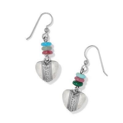 Mingle Multi Beads French Wire Earrings