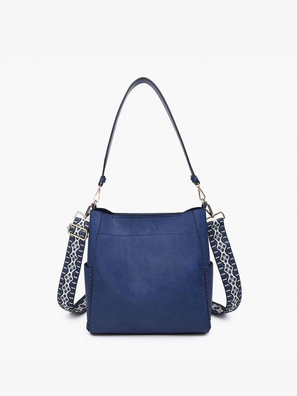 Penny Bucket Bag-Navy