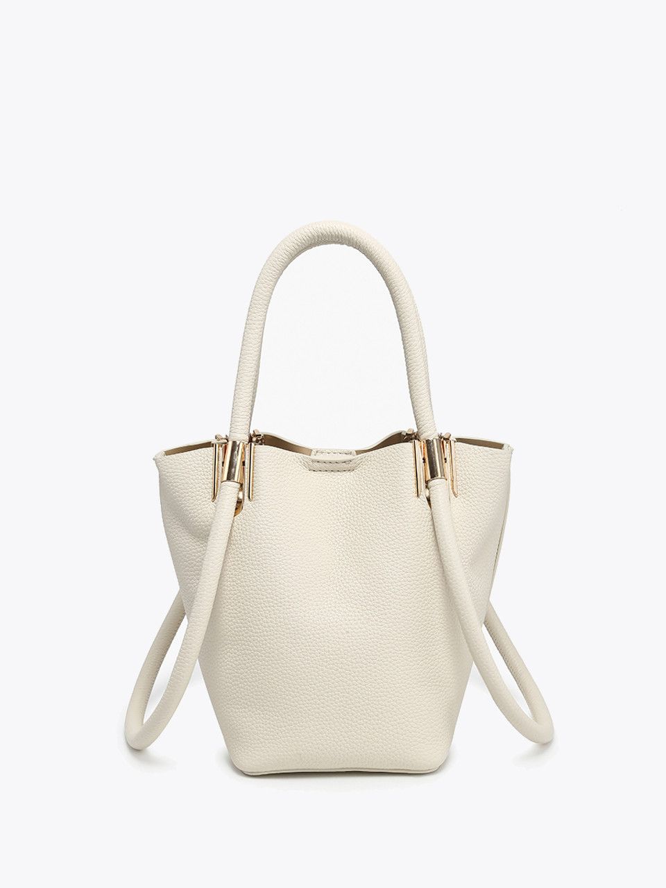 Raleigh Soft Bucket Bag-Off White
