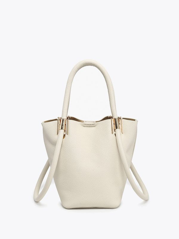 Raleigh Soft Bucket Bag-Off White