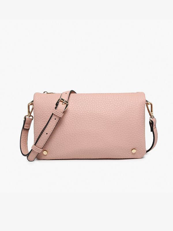 Phiona Studded Flapover Crossbody-Mauve