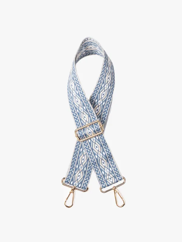 Diamond Guitar Strap-Blue/Lt. Blue
