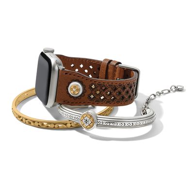 Mosaic Two Tone Watch Band-Luggage