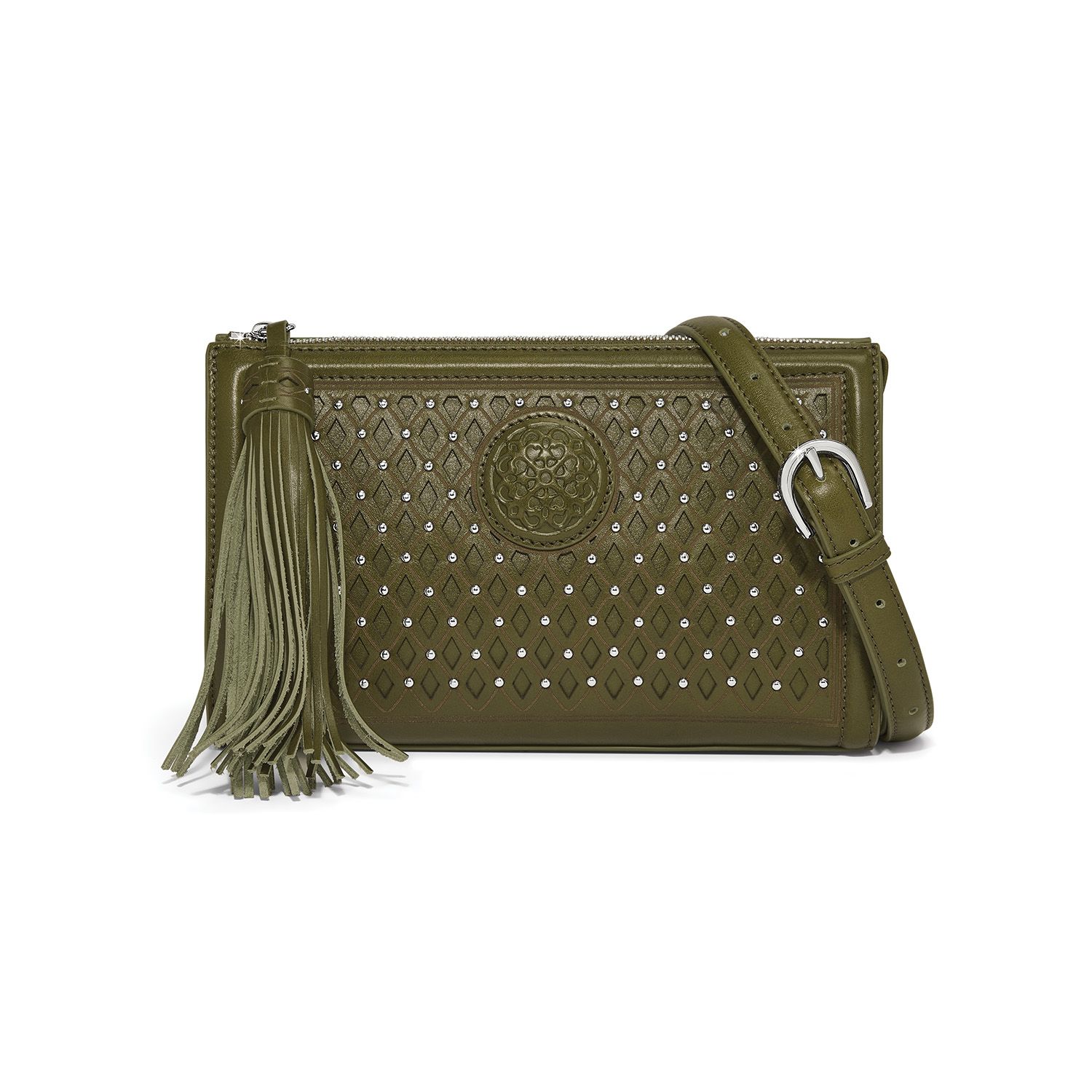 Michela Cross Body Bag-Verde