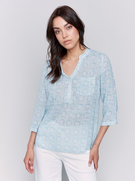 Cotton Gauze Blouse