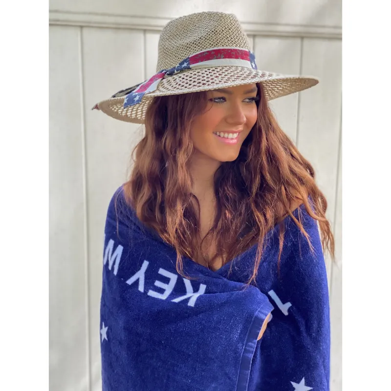 American Flag Band Hat
