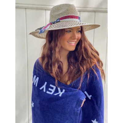 American Flag Band Hat