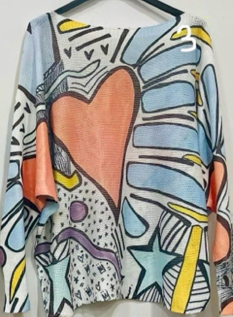 Pop Art Light Sweater