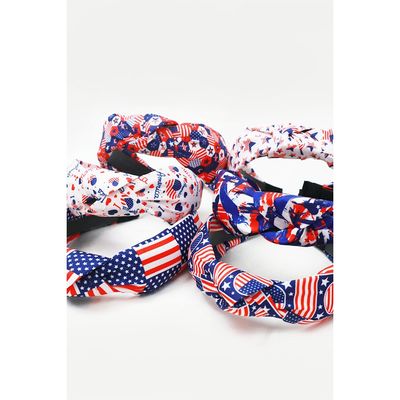 American Patriotic Twisted Headband