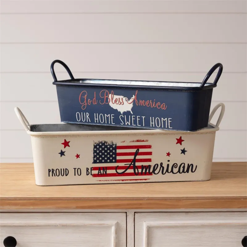 Americana Set of 2 Trays