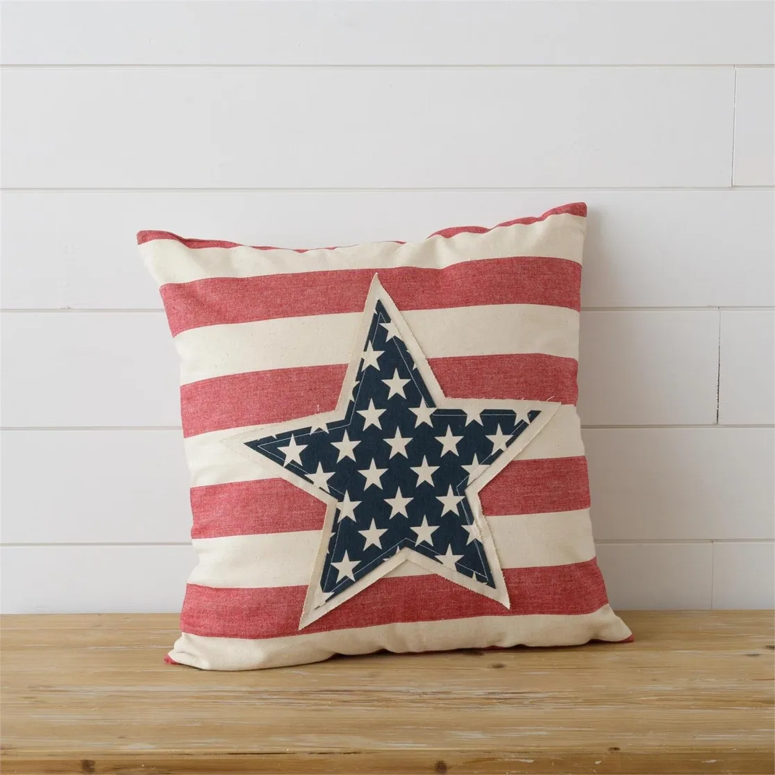 Pillow - Star Patch and Stripes