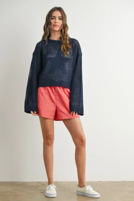 Star Crochet Sweater